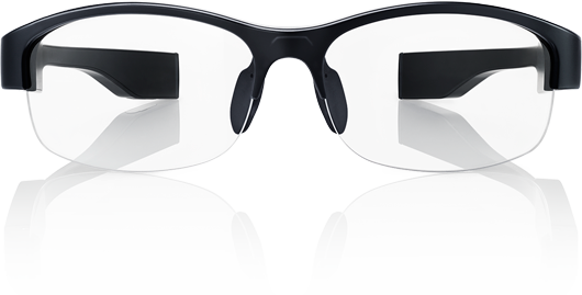 Clear Lenses For Indoor And Nighttime Wear - Plastic (530x269), Png Download