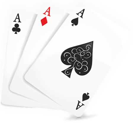 Three Card Poker - 3 Card Poker Png (448x520), Png Download