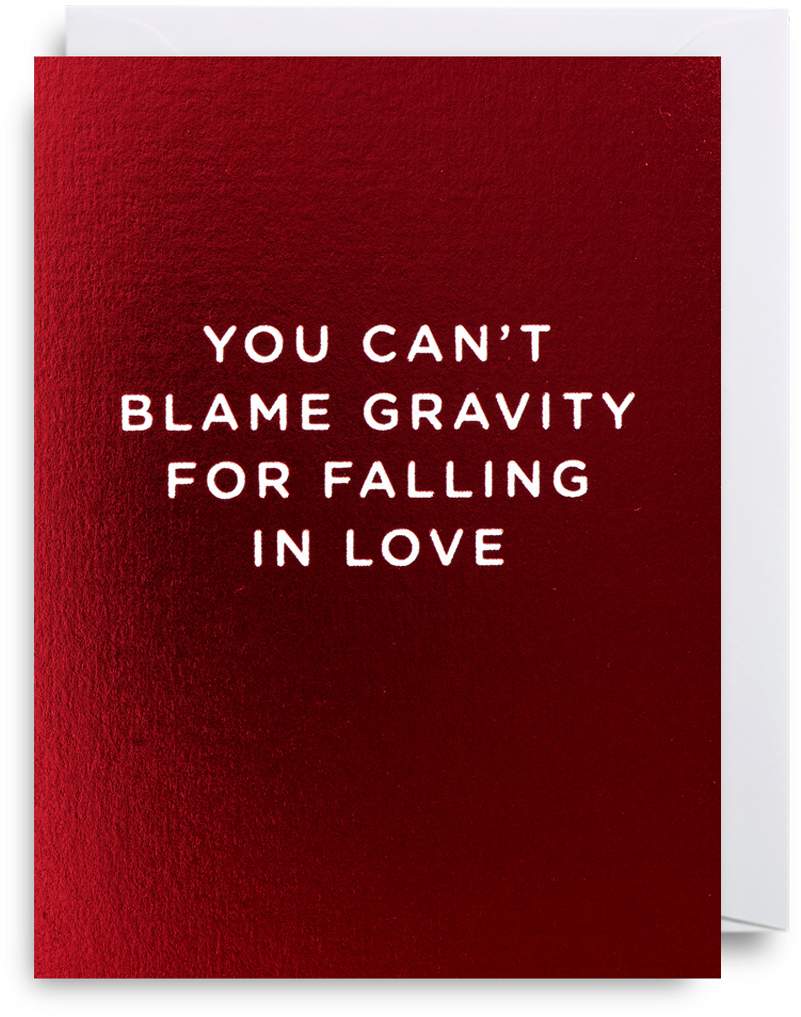 You Can't Blame Gravity For Falling In Love Mini Card - Book Cover (1400x1500), Png Download