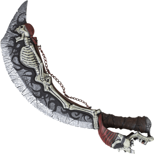 Pirate's Skeleton Destroyer Sword (600x951), Png Download