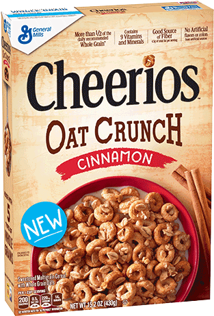 Cheerios Oat Crunch Cereal Just $1 - Cheerios Oat Crunch (460x460), Png Download