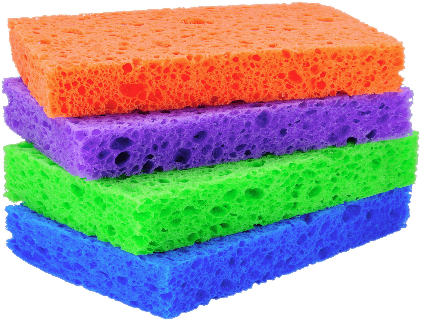 Download Coloured Sponges Cleaning Sponges Full Size PNG Image PNGkit