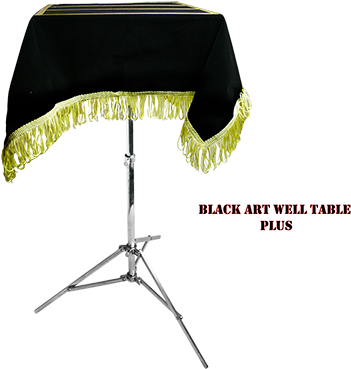 Black Art Table - Black Art Table (moving Well) By Sadik (400x400), Png Download