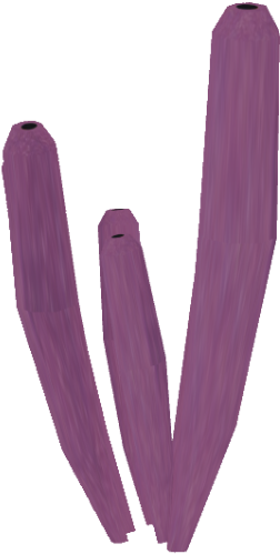 Purple Tube Sponge - Wood (500x500), Png Download