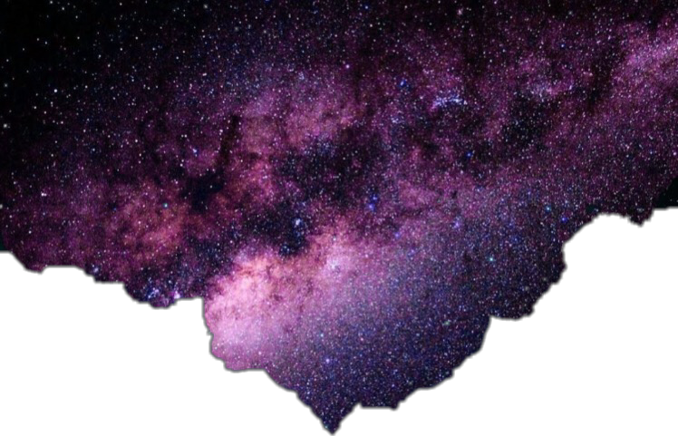 Galaxy Sticker - Milky Way (748x481), Png Download