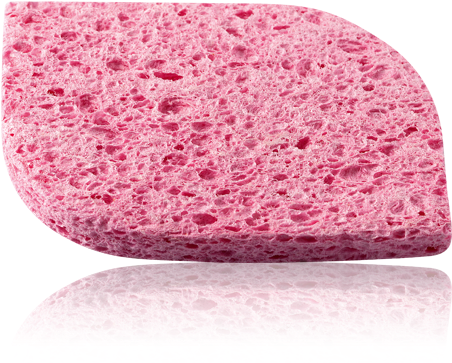 Pink Face Sponge 524ab78f1aadc - Pink Sponge Png (645x645), Png Download