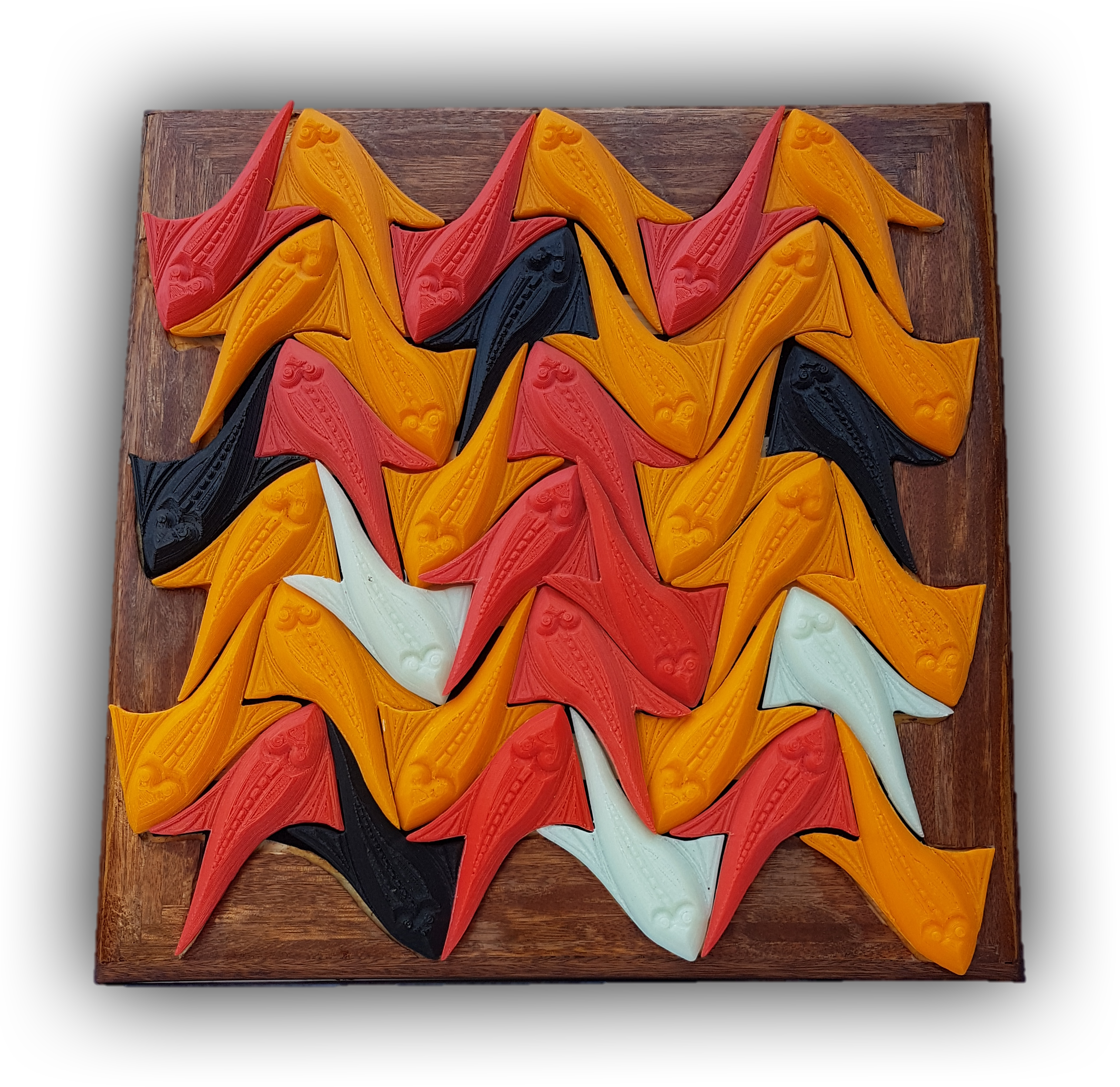 031 Golden Fishes - Portable Network Graphics (2572x2596), Png Download