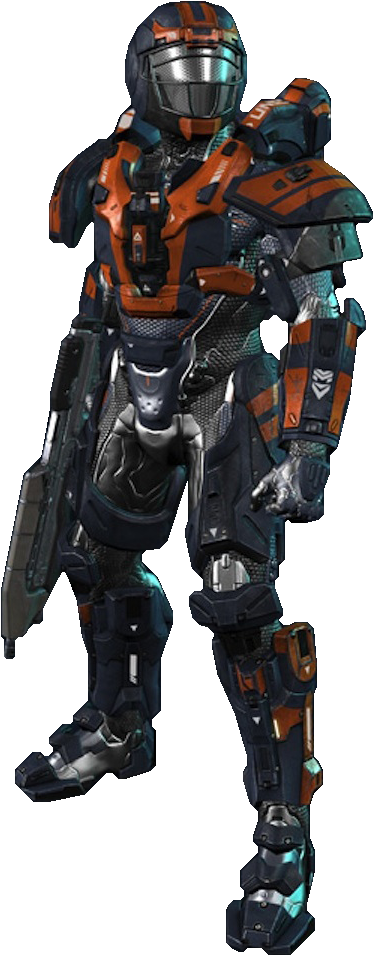 H4 Ricochet Armor - Halo 4 Football Armor (480x1080), Png Download