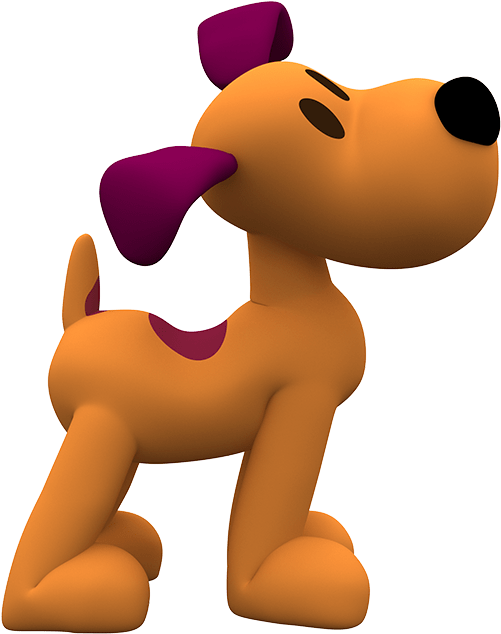 Loula The Dog Png - Loula De Pocoyo (640x770), Png Download