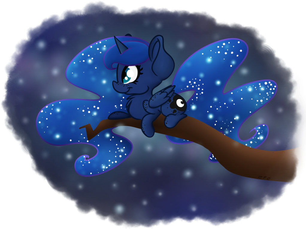 Night Stars By Cutepencilcase - Cartoon (1024x769), Png Download