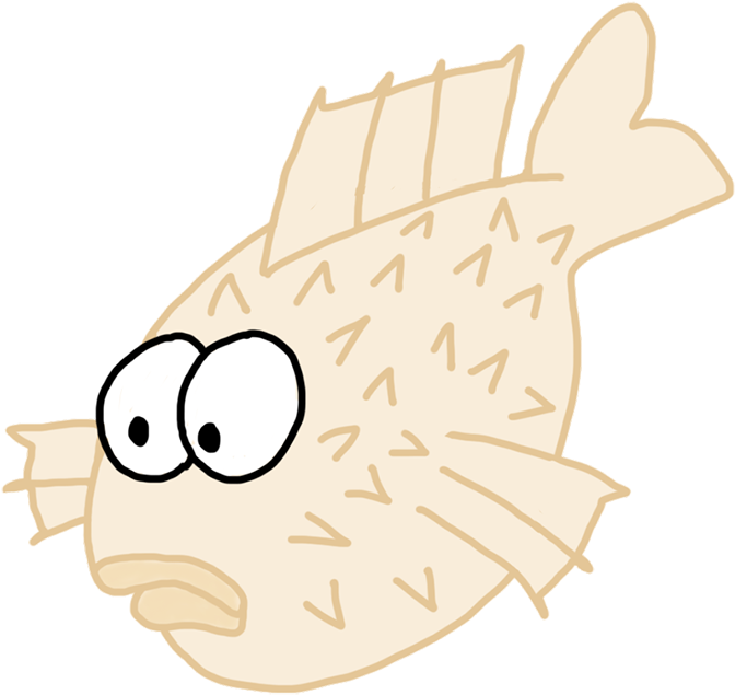 Shark Like Fish Drawing - Drawing (778x827), Png Download