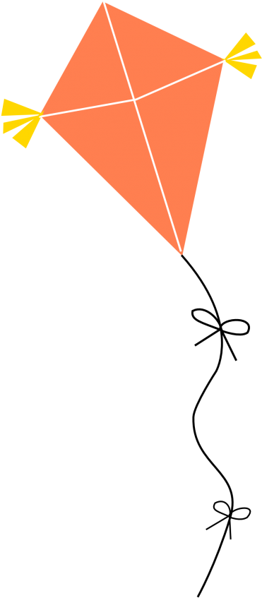 Kite Png Transparent Image - Kite Png (500x900), Png Download