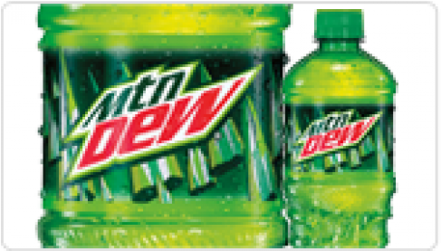 Mountain Dew Distortion Soda, Lime Blasted Dew - 8 (500x500), Png Download