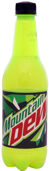 Mountain Dew Drink 500ml Nr - Mountain Dew Energy 500ml (550x684), Png Download