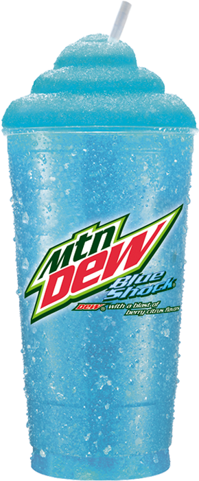 Blue Shock Freeze Cup - Mountain Dew White Out (300x700), Png Download