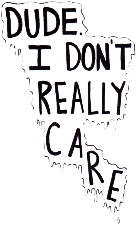 Buenoooooo Acá Es Traje Mas De Png Tumblr Son Muy Populares - Really Don T Care Png (461x750), Png Download