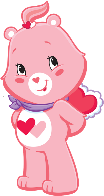 Care Bears 2006 Png's - Care Bear Pink Png (398x720), Png Download