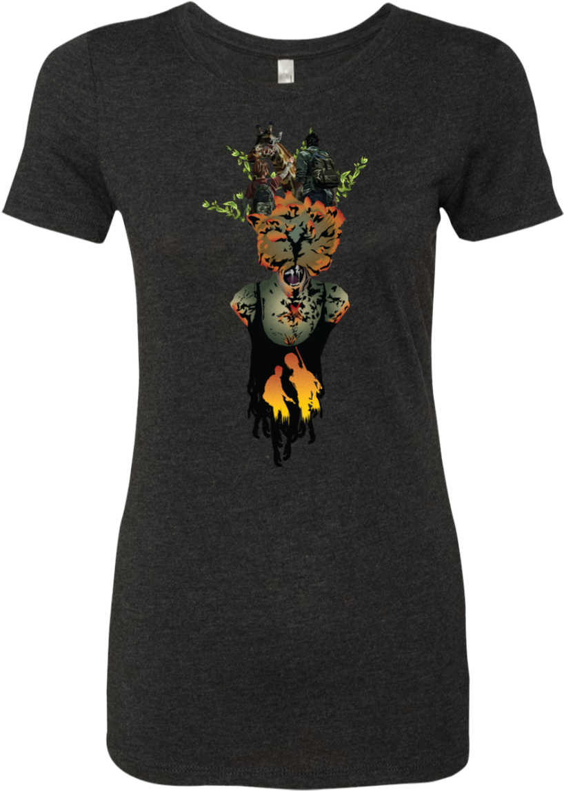 Last Of Us Women's Triblend T-shirt - T-shirt (1155x1155), Png Download
