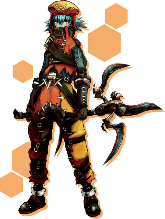.hack Gu Azure Flame Kite (542x716), Png Download