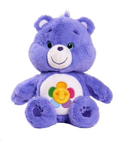 Care Bears Medium Plush Assortment - Bisounours Violet (418x470), Png Download