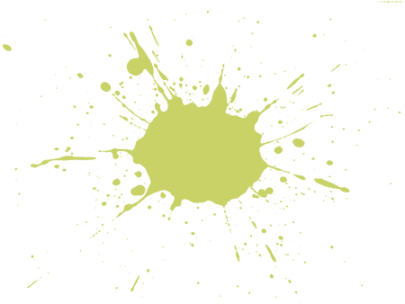 Paint Splatter Header - Blue Paint Splatter Png (450x338), Png Download