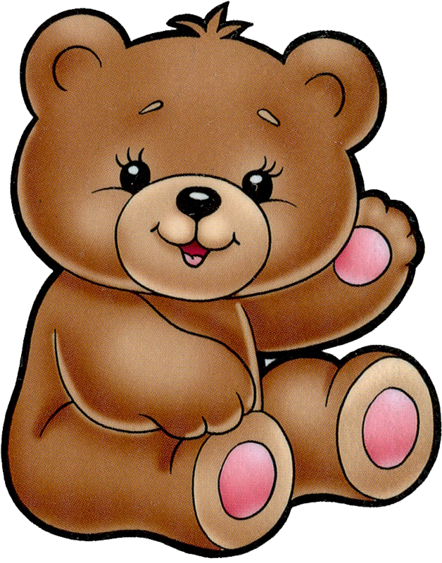 Brown Bear Clipart - Oso De Peluche Dibujo (628x800), Png Download