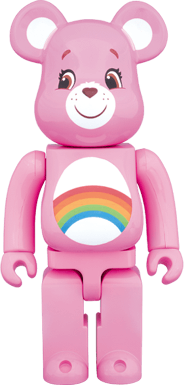 Be@rbrick 400% Care Bears Cheer Bear - Cheer Bear Care Bears 400% Bearbrick (2000x2000), Png Download