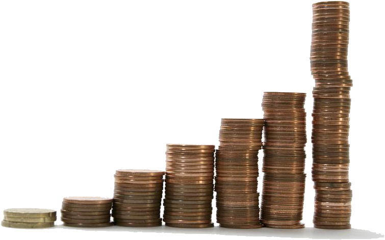 Coin Stack Png Pic - Stack Of Coins Png (848x565), Png Download