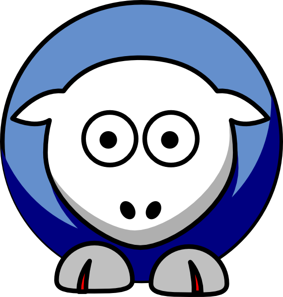 Sheep 4 Toned Tennessee Titans Colors Svg Clip Arts (570x598), Png Download