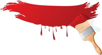 Red Paint Brush - Paint Brush Png (400x400), Png Download