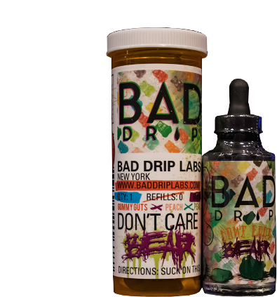 Don't Care Bear E-liquid - Bottle (600x600), Png Download