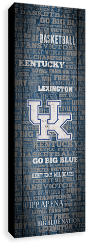 Kentucky Wildcats Typography On Wood - Obelisk (500x500), Png Download