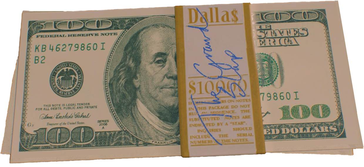 Icetech$upport's Hd Money And Loot V1 - 100 Dollar Bill (1297x1297), Png Download