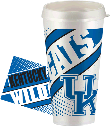 Kentucky Wildcats Sports Tumblers - University Of Kentucky Basketball (500x549), Png Download