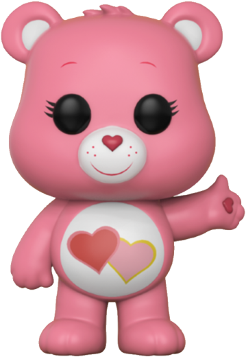 Vinyl Care Bears - Love A Lot Care Bear (541x541), Png Download