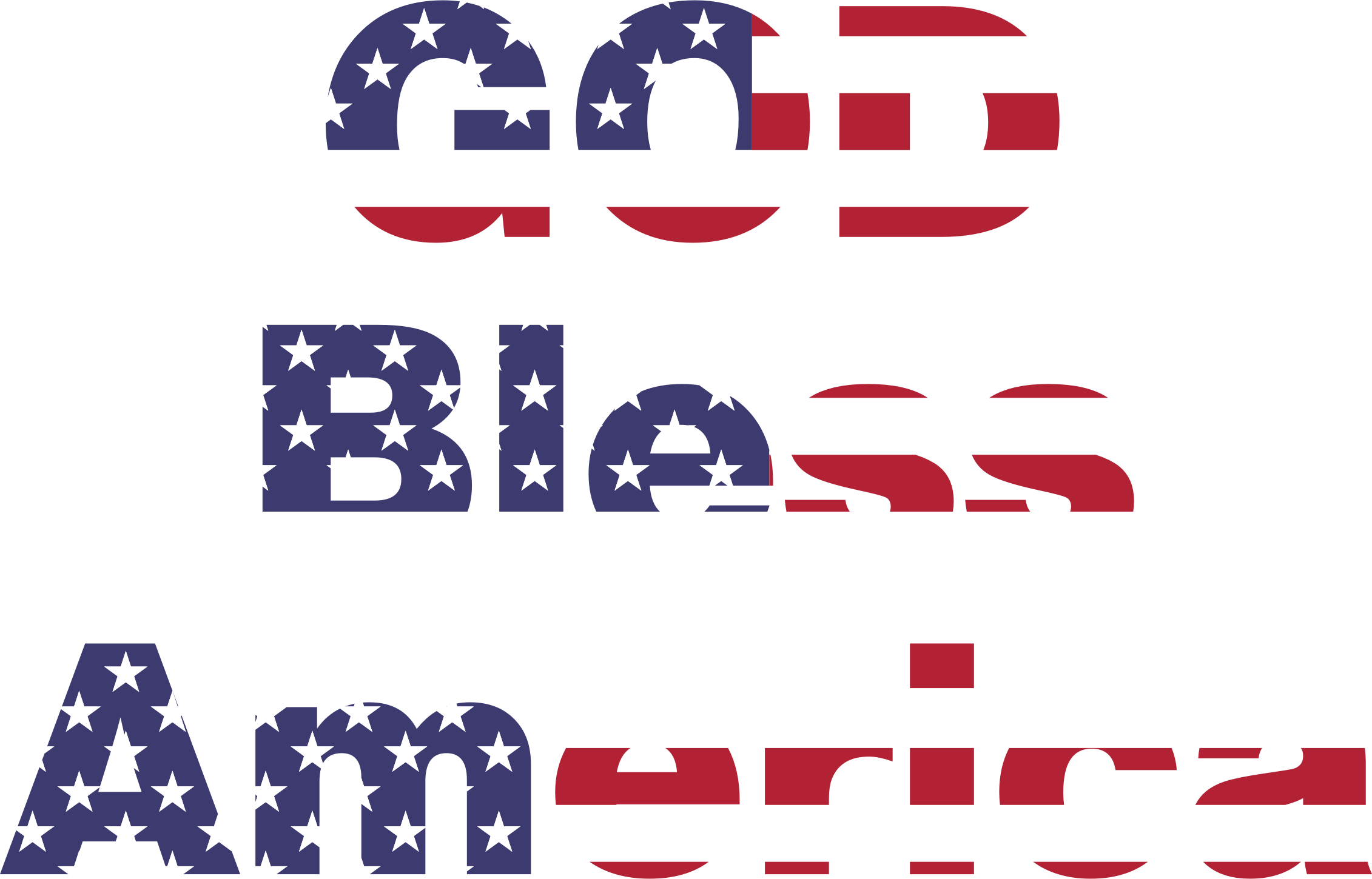 This Free Icons Png Design Of God Bless America (2262x1450), Png Download