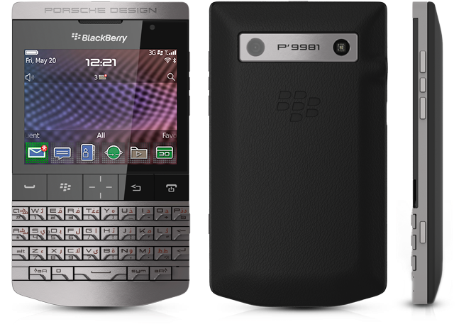 Porsche-designed Blackberry Is A Sleek Slab Of Steel - Bb Porsche Design P 9981 (701x500), Png Download