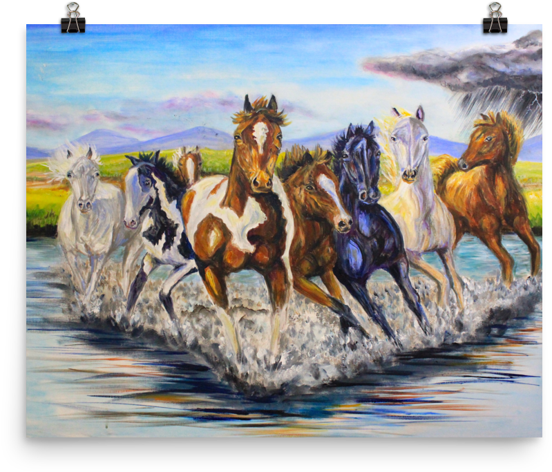 "hear The Sound" - Art (1000x1000), Png Download