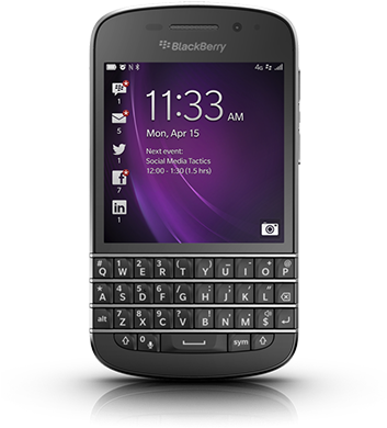 Blackberry Q10 - Acase Blackberry Q10 Premium Clear Invisible Screen (614x400), Png Download