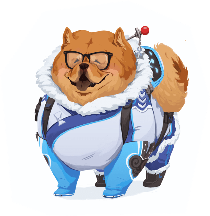 Roverwatch Overwatch Dogs Illustration Lily Nishita - Overwatch Heroes As Dogs (800x800), Png Download