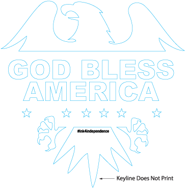 God Bless America - Bandeira Eagle De Bulgária Camiseta (600x600), Png Download