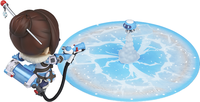 Like The Previous Pose, This Would Be The Scene Of - Overwatch Nendoroid Pvc Figure - Nendoroid Mei Classic (1154x666), Png Download