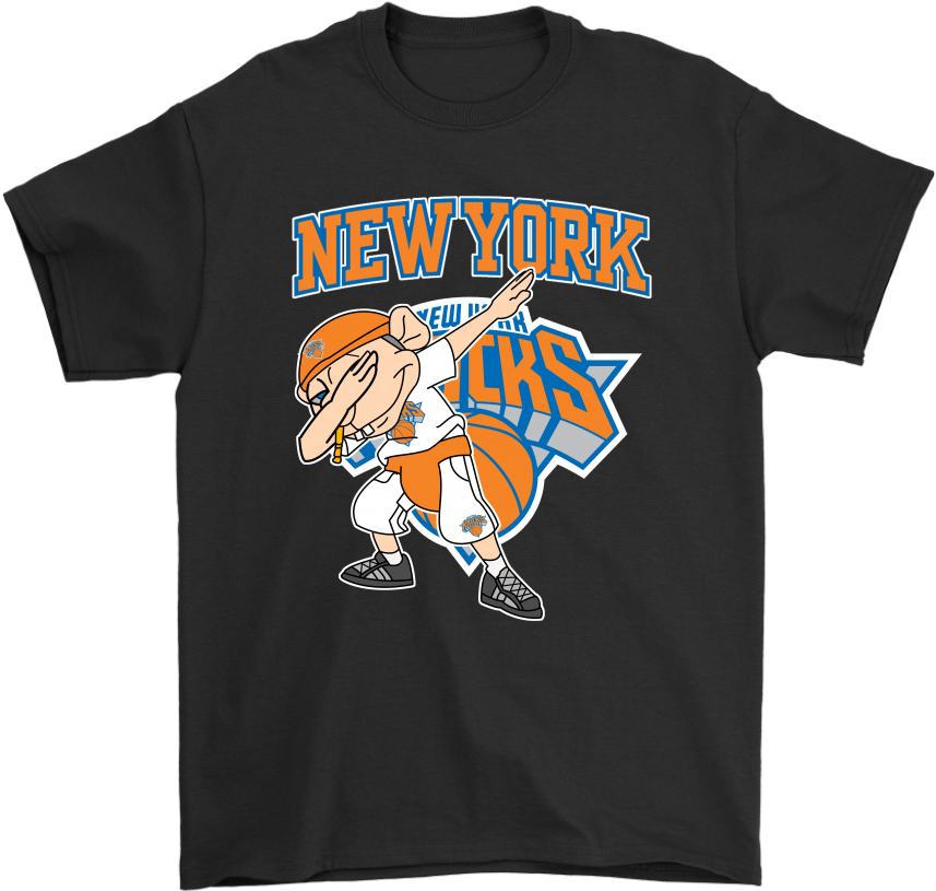 New York Knicks Jeffy Dabbing Super Mario Logan Basketball - Board Game Shirts (1024x1024), Png Download