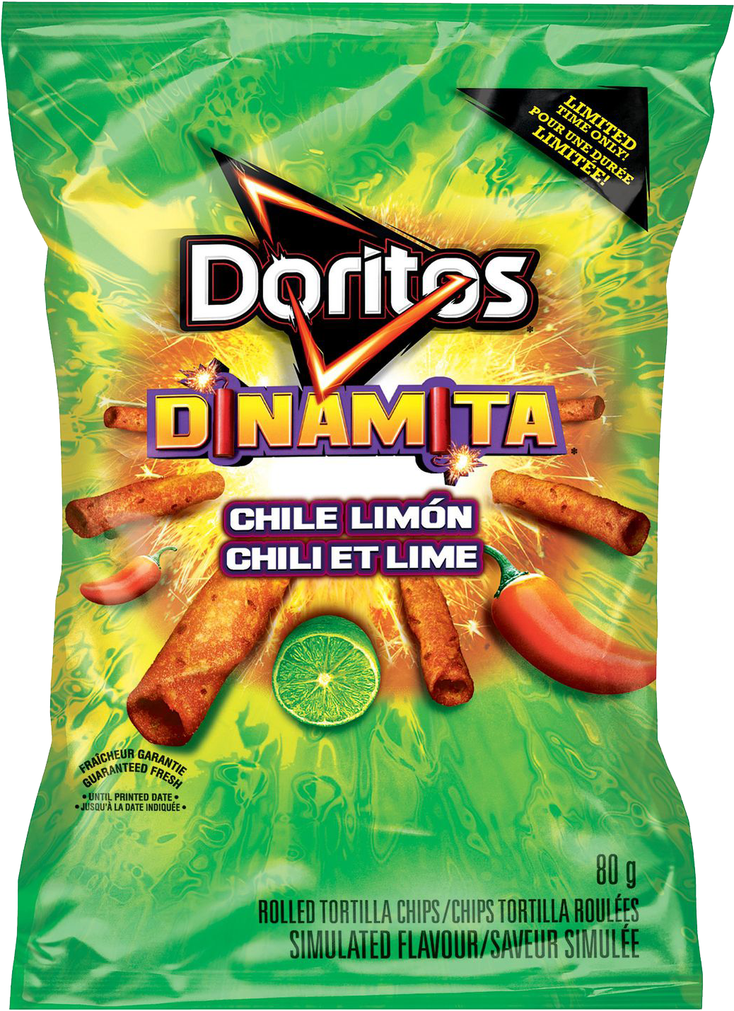 Doritos Clipart Flavored - Doritos Dinamita Chile Limon (800x800), Png Download