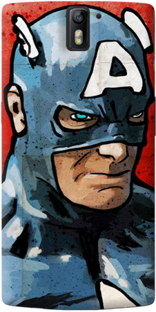 God Bless America Oneplus One - Captain America (271x479), Png Download