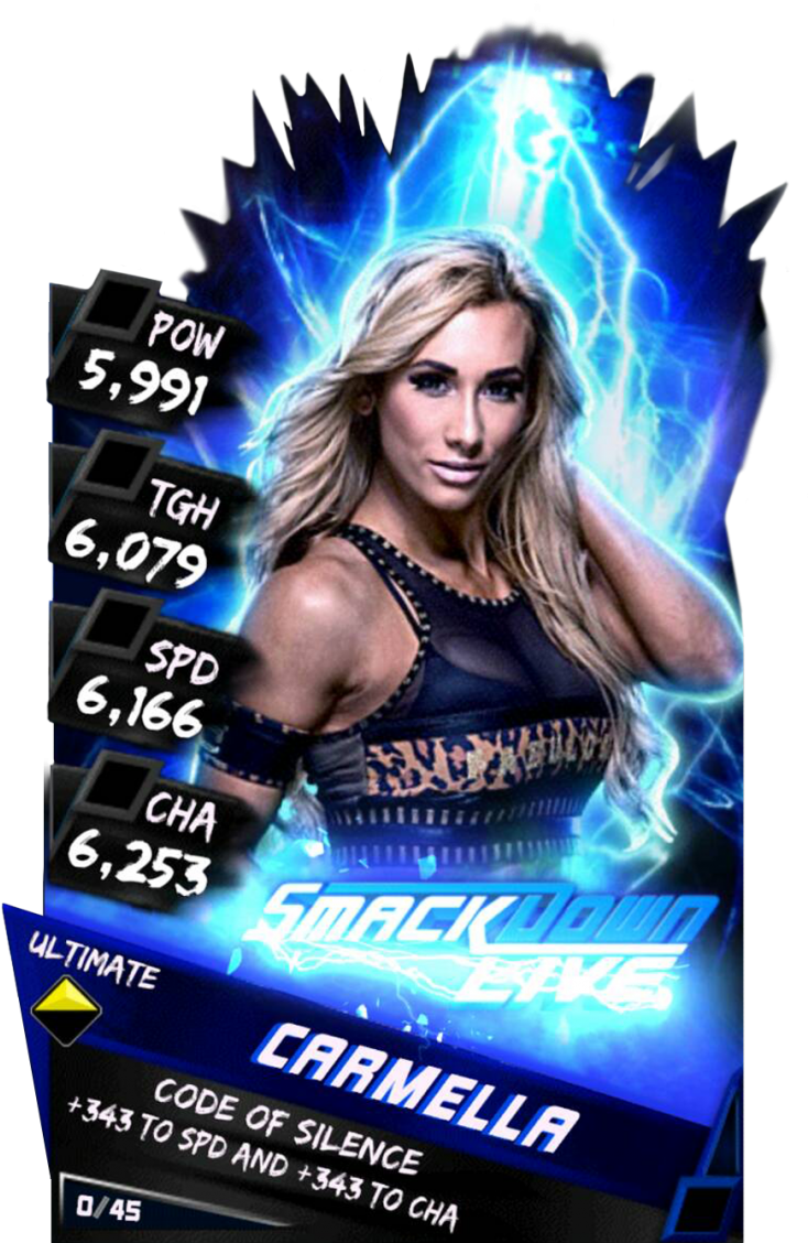 Carmella S3 14 Wrestlemania33 Supercard Carmella S3 - Wwe Supercard Carmella Ultimate (733x1158), Png Download