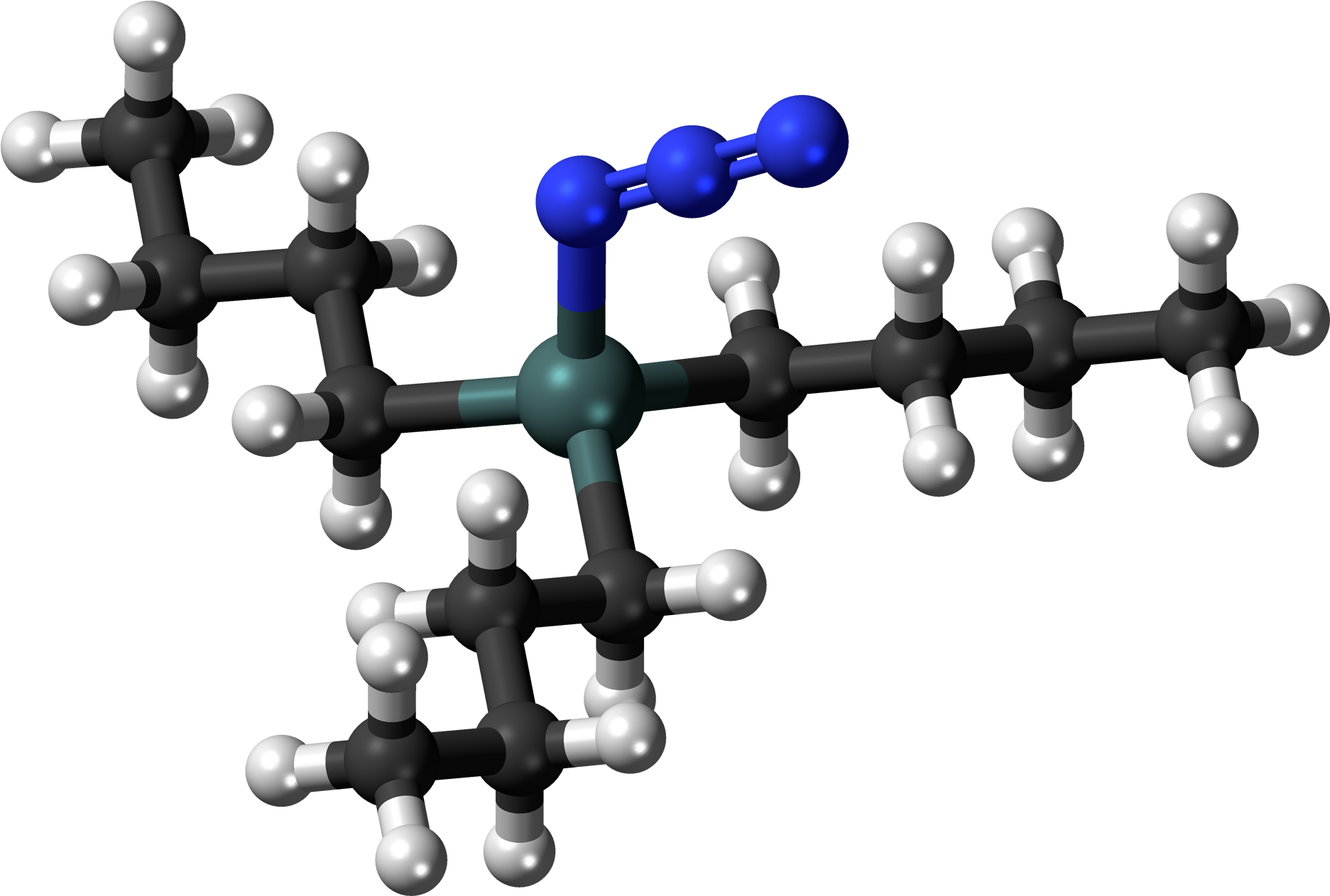 Tributyltin Azide 3d Ball - Christian Cross (2000x1390), Png Download