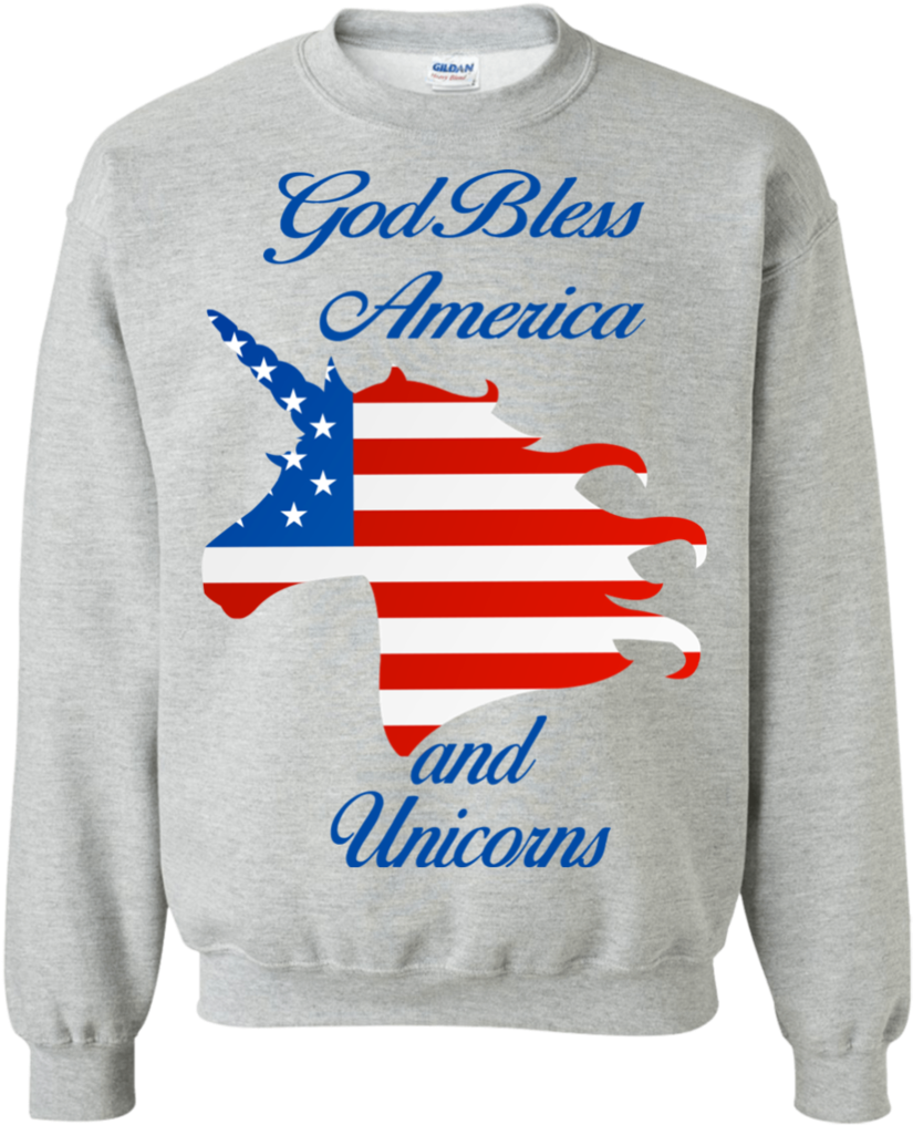 Unicorn T Shirts God Bless America And Unicorn Hoodies - Cheers T-shirt & Hoodie, Sweatshirt (1024x1024), Png Download