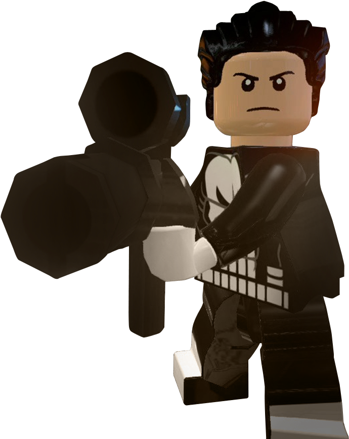 Punisher 01 - Lego Punisher (749x898), Png Download