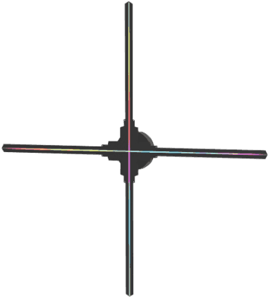 Hologram 3d Led Display 100cm - Dsee 100 (580x796), Png Download